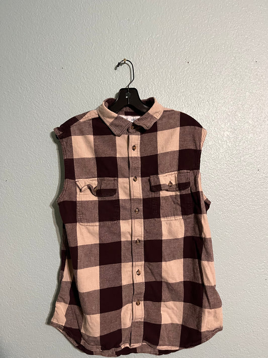 No Sleeve Flannel