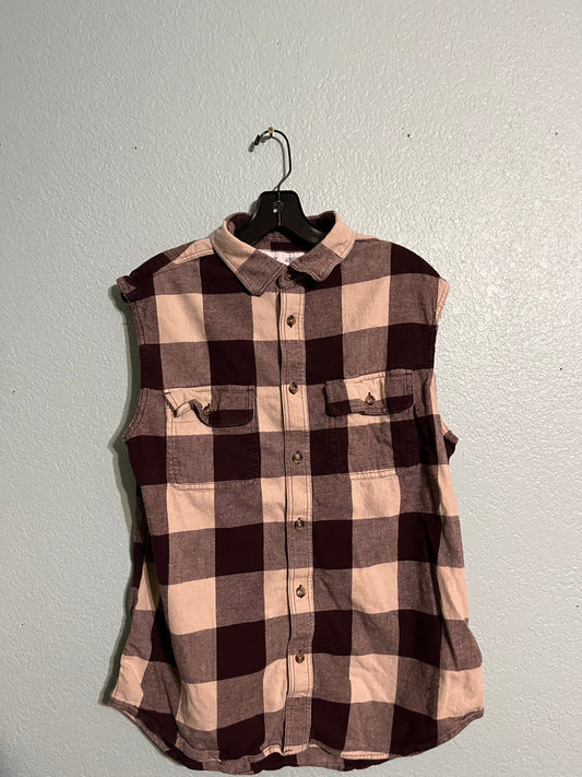 No Sleeve Flannel